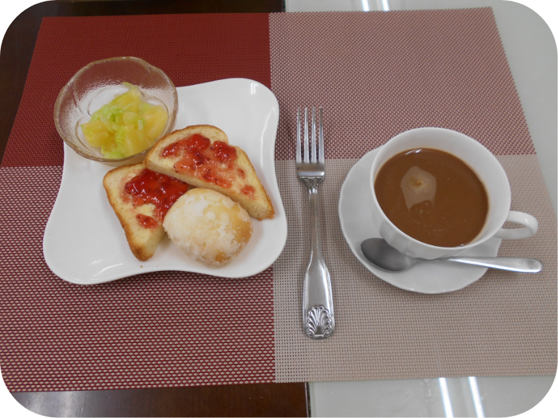 朝食の画像